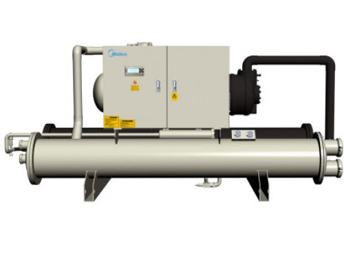 Máy làm lạnh trục vít thu hồi nhiệt hãng MIDEA